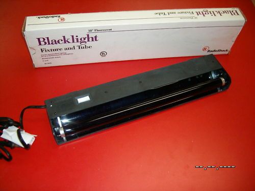 18 Fluorescent Blacklight Fixuture & Tube 42 3055 Black Light  