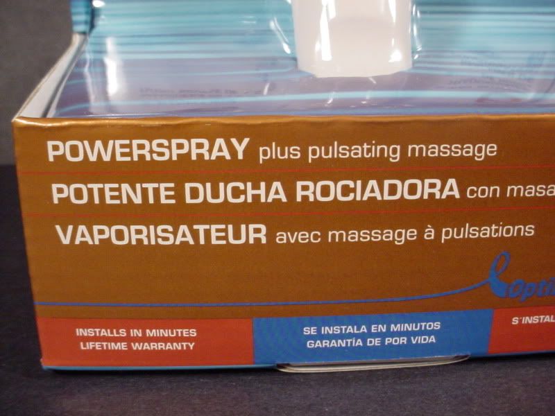  Held Shower Head 6 Spray Settings 5 Ft. Hose Pulsating Massage  