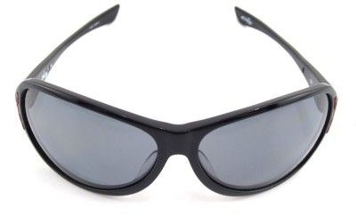 Oakley Womens Sunglasses Belong Polished Black w/Grey Polarized #12 