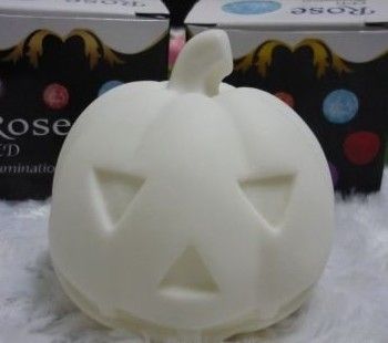 LED 7 color changing Pumpkin night light lamp Halloween  