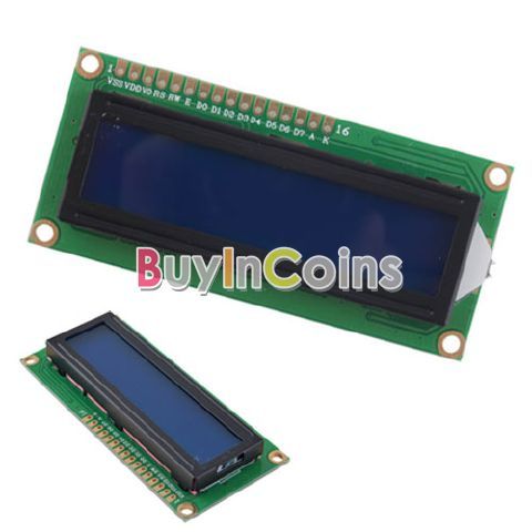 New Character LCD Module Display LCM 1602 16X2 HD44780 Blue Blacklight 