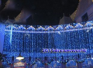 Icicle Led lights String Wedding Christmas Hotel 6X1M  