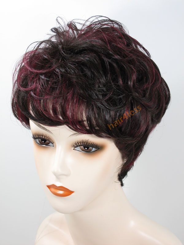 100% Human Hair Short Full Wig Sister Tress H FAWN  