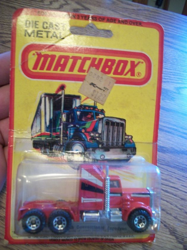 MATCHBOX 1980 #41 Kenworth Convention Aerodyne on card  