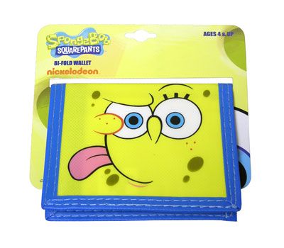 SPONGEBOB SQUAREPANTS Bifold kids Boys Wallet NWT  