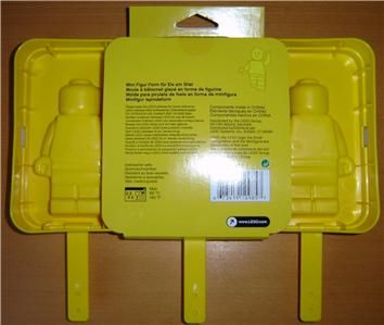 New Lego Minifigure Ice Popsicle Lollipop Chocolate Mold Mould Tray 