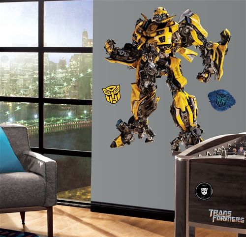 TRANSFORMERS 3 BUMBLEBEE STICKERS Muraux POSTER XXL  