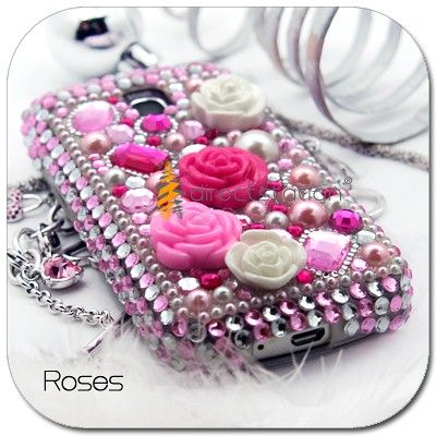 BLING Crystal Rhinestone Hard Case LG Optimus One P500  