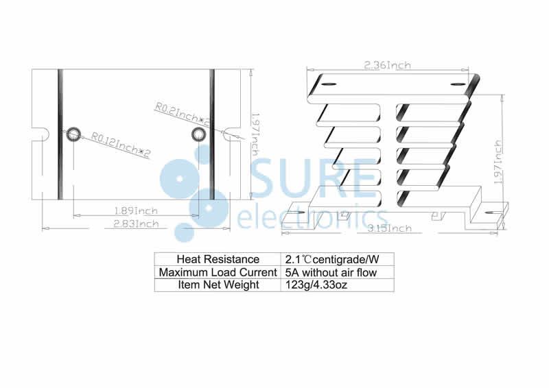 Solid State Relay (SSR) Light from the encapsulated LED actuates the 