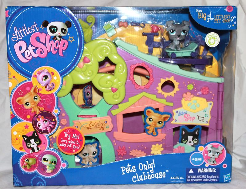 LITTLEST PET SHOP PETS ONLY CLUBHOUSE PLAYSET TOY #1393  