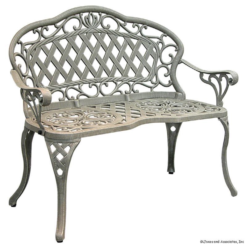 High Quality Cast Iron & Aluminum Garden Loveseat