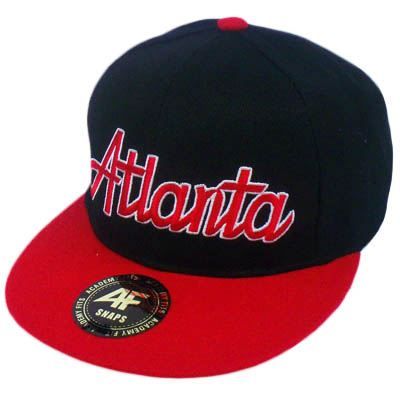 HAT CAP GORRA CHAPEU ATLANTA GEORGIA SNAPBACK ACADEMY FITS FLAT BILL 