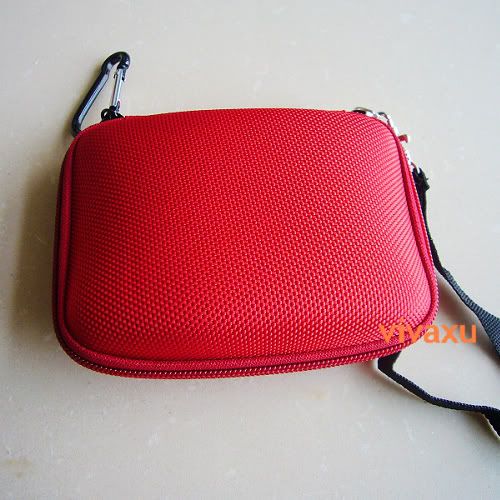 Red Hard Carrying Case For Polaroid Pogo Instant Mobile Printer