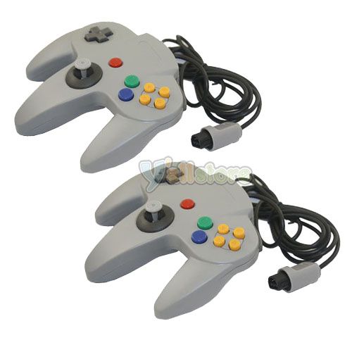 GRAY CONTROLLER GAME SYSTEM FOR NINTENDO 64 N64 NEW  