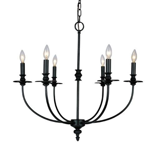   Candelabra Chandelier Lighting Fixture, Oil Rubbed Bronze  