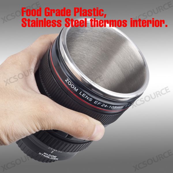 DSLR Camera lens cup mug 24 105mm f/4L USM With Stainless steel Lining 