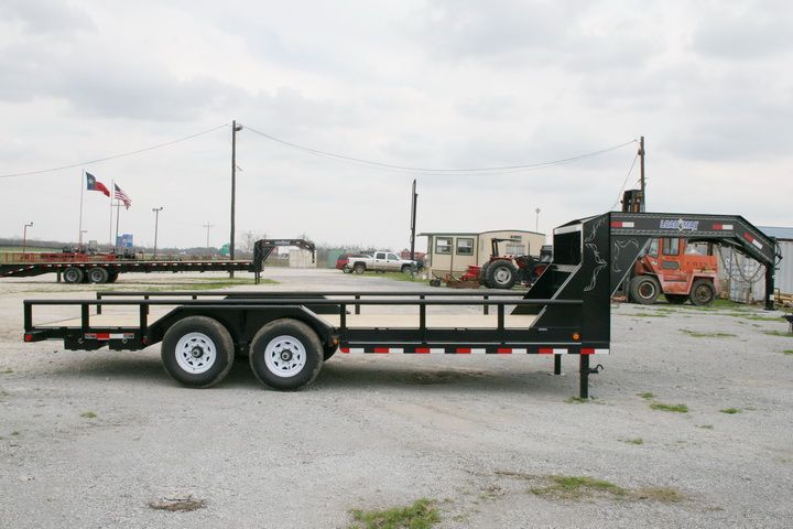 New 20 x 83 Gooseneck Equipment Lowboy Trailer with 7K Axles  