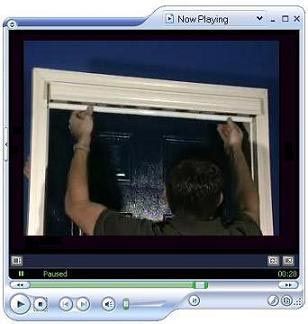 Secret Screen   PULL DOWN Retractable Screen Door  