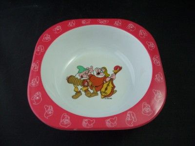 Melmac Rimmed Childs BOWL Seven Dwarfs Disney Selandia  