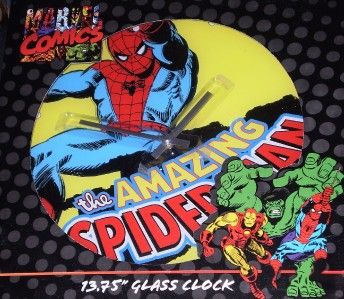 THE AMAZING SPIDER MAN CLOCK