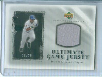 Ivan Rodriguez 2001 Ultimate Collection Jersey #20/20  