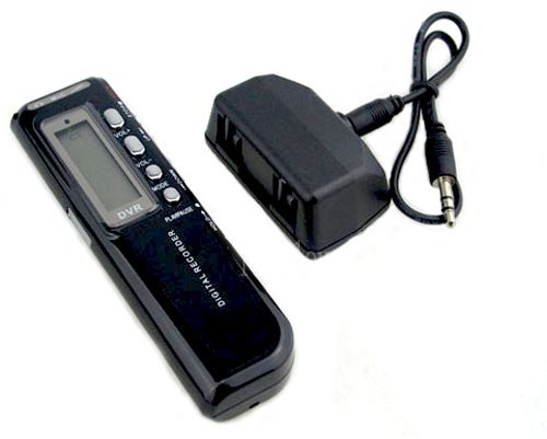 NEW VOICE ACTIVATED 4GB DIGITAL VOICE RECORDER DICTAPHONE BLACK  