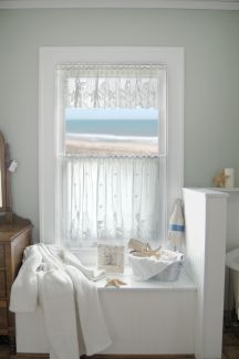 Heritage Lace Seascape Valance 60 x 14 White  