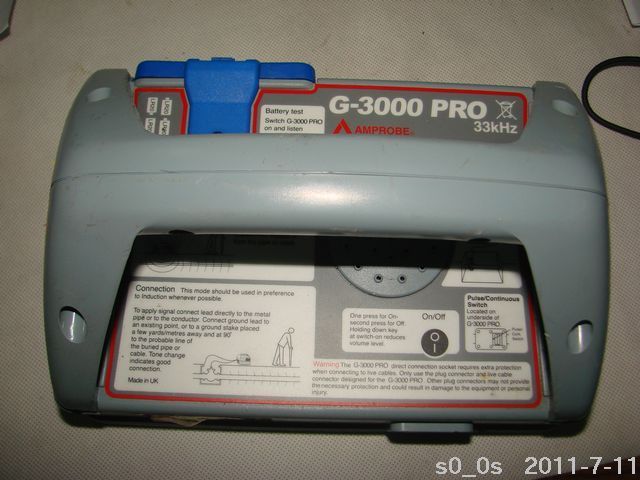 Amprobe G 3000 PRO Cable and Pipe Locator Transmitter  