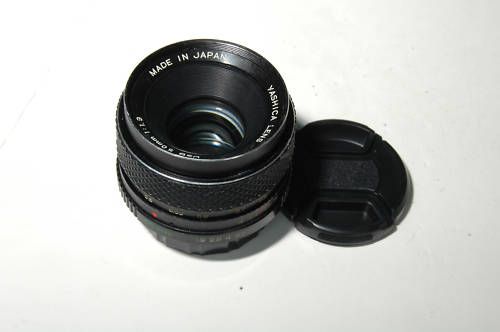 Yashica 50mm f1.9 lens DBS CY C/Y w/ hairline scratch  